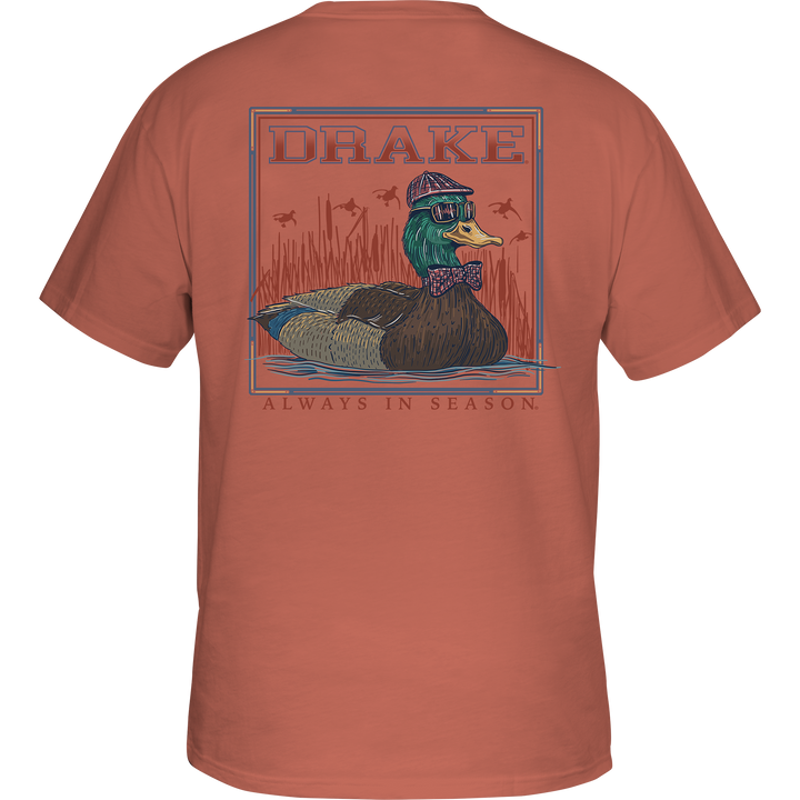 Drake Youth Mallard Bow Tie T SS Terra Cotta
