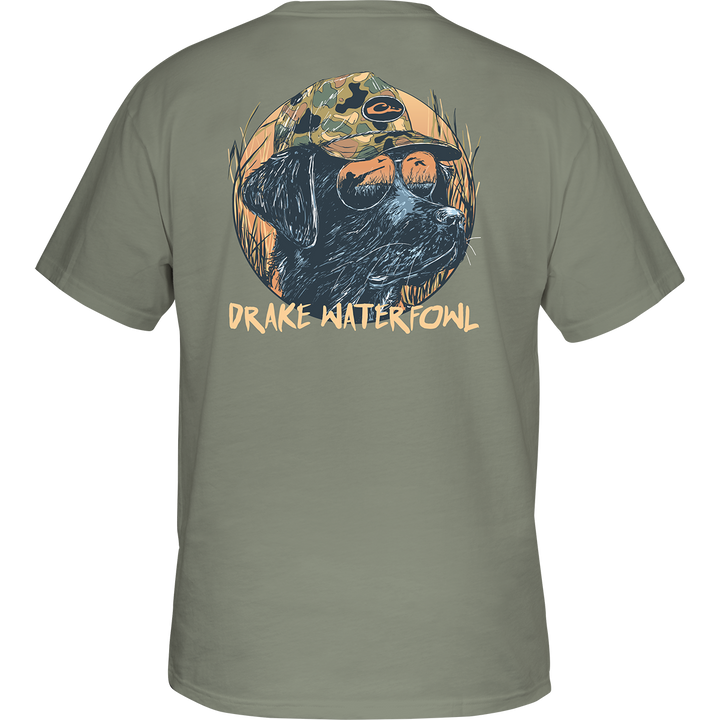 Drake Pop Art Old School Lab T SS Desert Sage