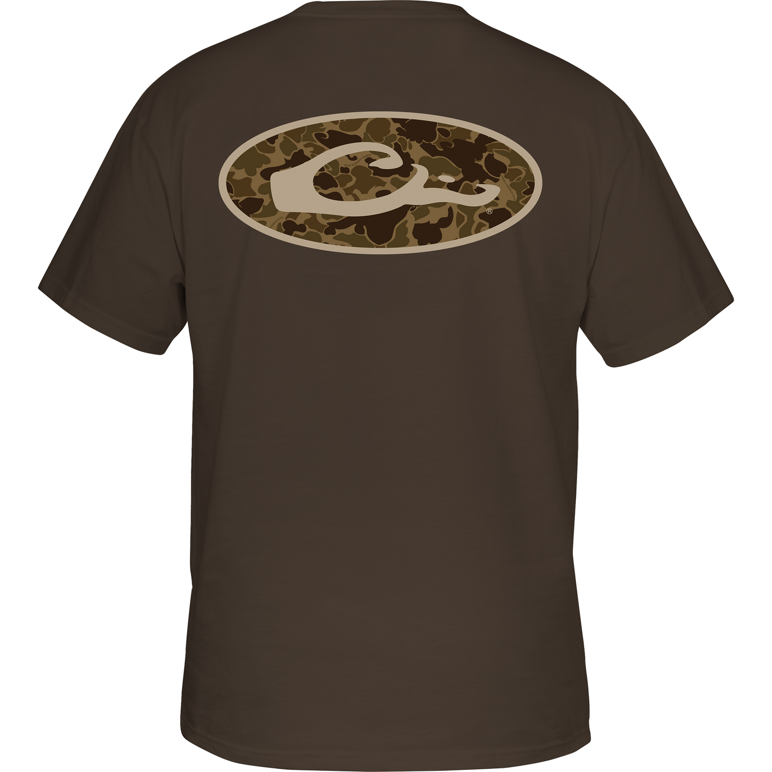 Drake Old School Oval T SS Desert Palm Heather