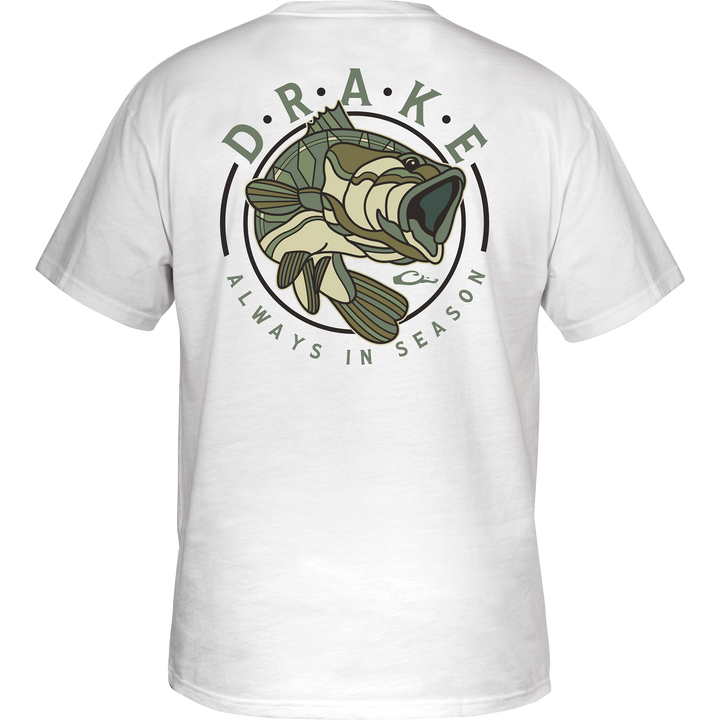 Drake Retro Bass T SS White