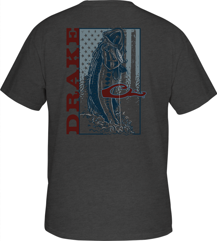 Drake Americana Bass T SS Dark Shadow Heather