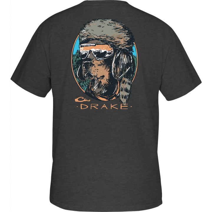 Drake Pop Art Coonskin Cap Lab T SS Dark Shadow Heather