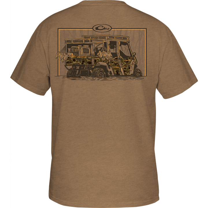 Drake Side X Side T SS Golden Pecan Heather