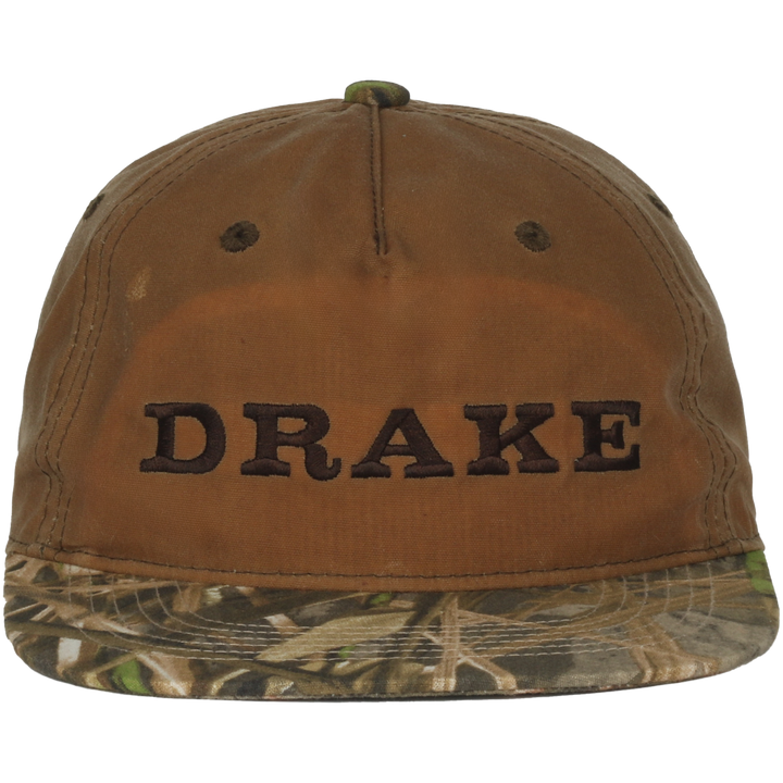 Drake Waxed Flatbill Ball Cap Habitat OSFM