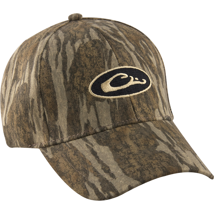 Drake Cotton Camo Cap Bottomland OSFM