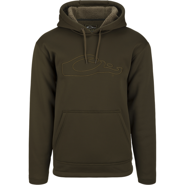 Drake LST Silencer Hoodie Green Timber