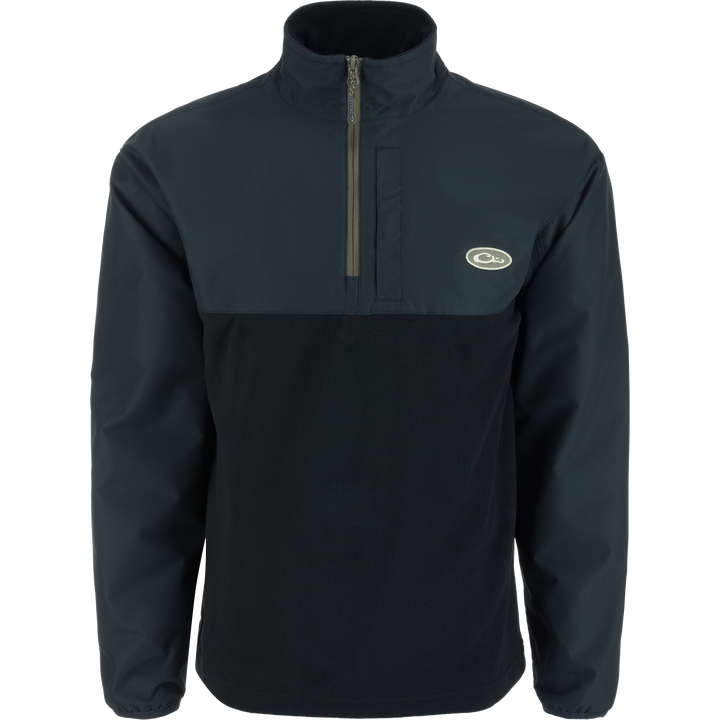 Drake MST Qtr Zip Refuge Eqwader Black