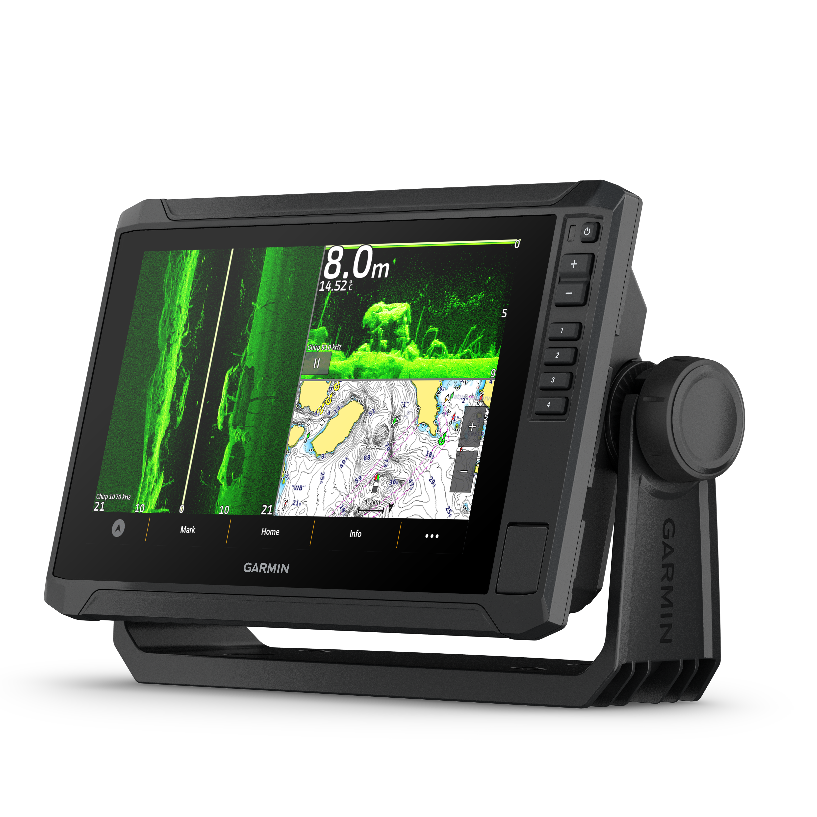 Garmin ECHOMAP™ UHD2 93sv without Transducer; Includes Garmin Navionics+ U.S. Inland Mapping
