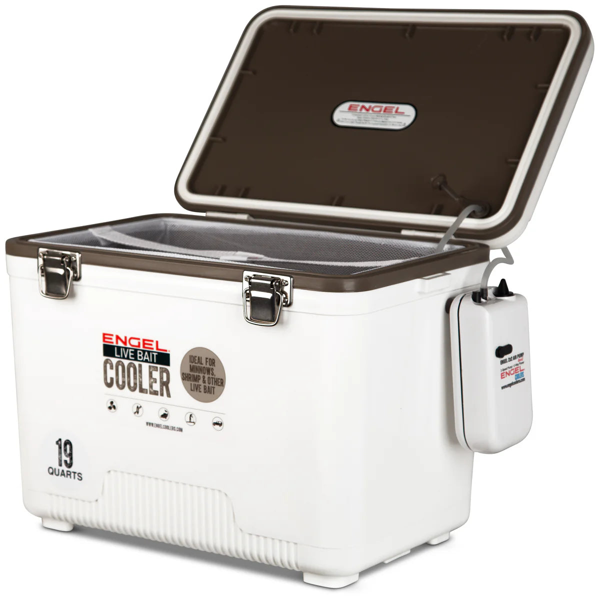 Engel Live Bait Cooler White W/ Net additional view 2