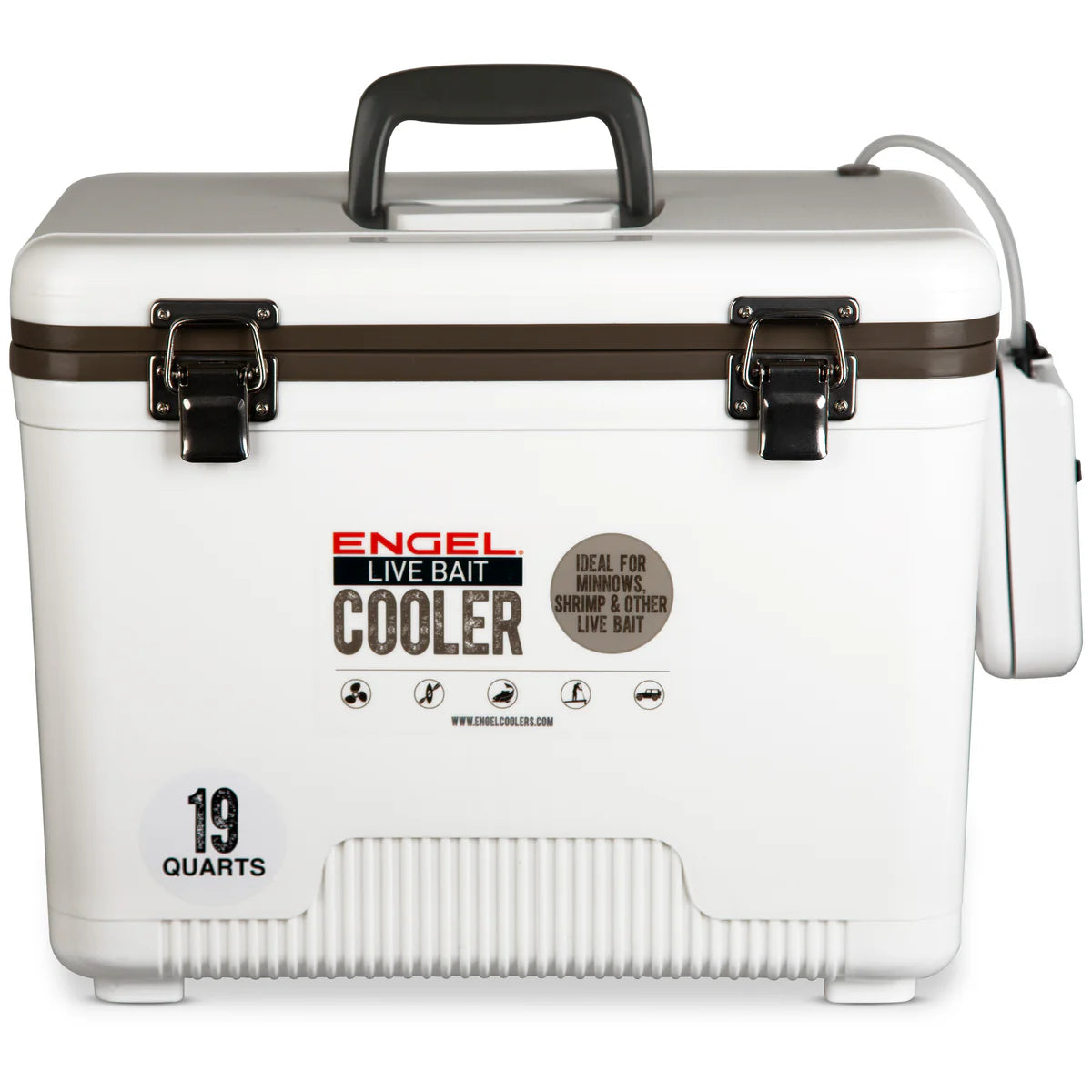 Engel Live Bait Cooler White W/ Net