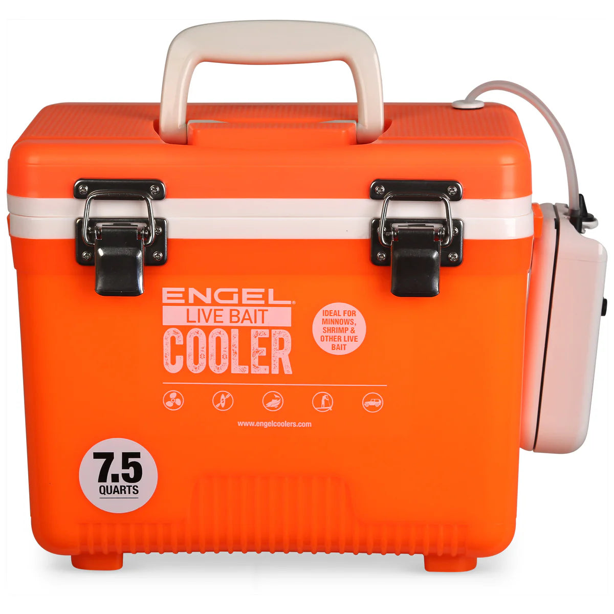 Engel Live Bait Cooler Hi-Vis Orange W/ Net