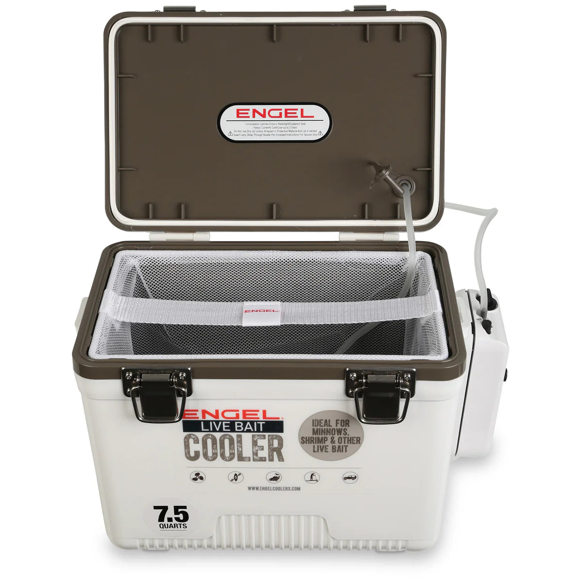 Engel Live Bait Cooler White W/ Net additional view 2