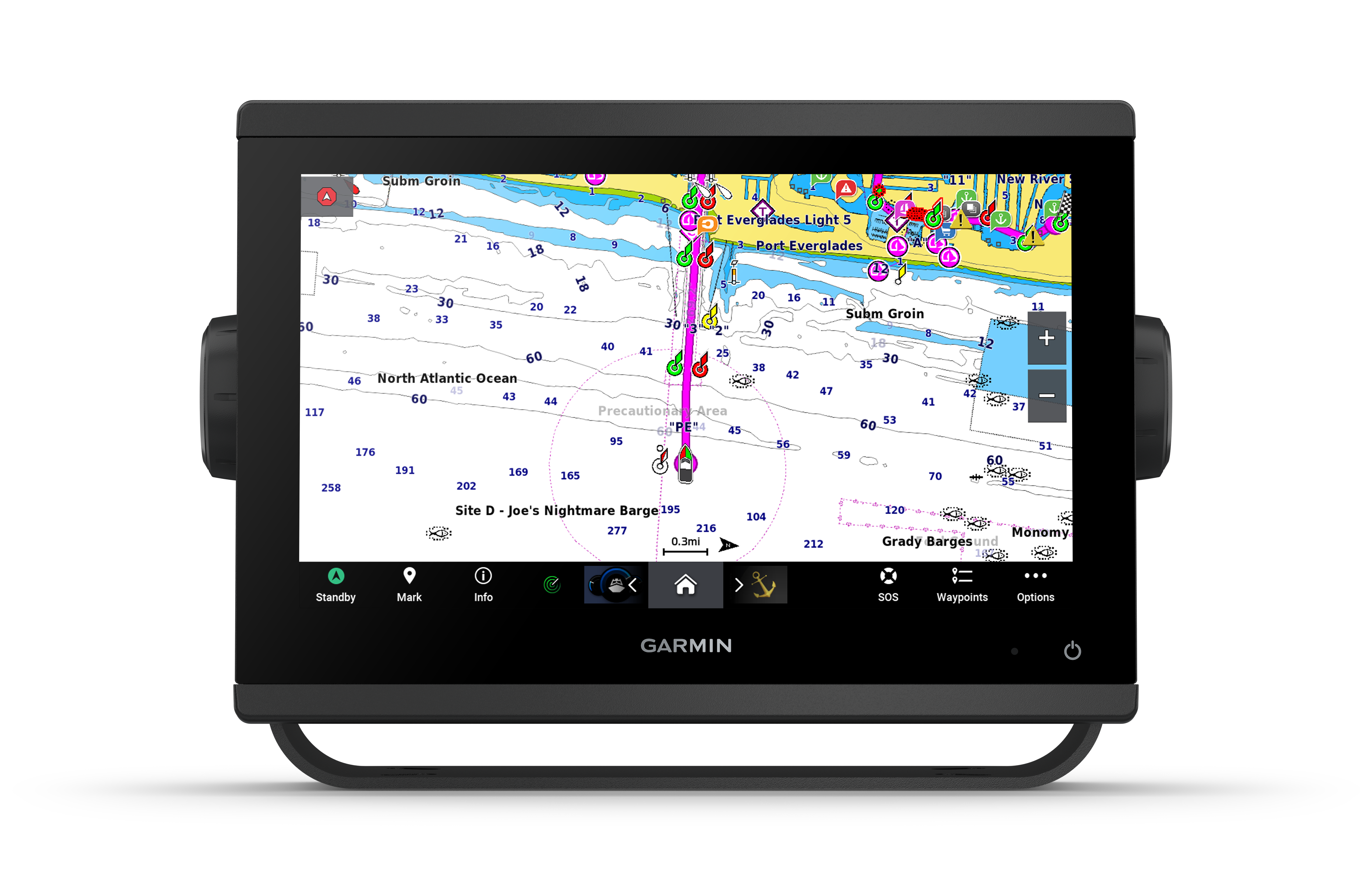 Garmin GPSMAP 923, Non-sonar with Worldwide Basemap