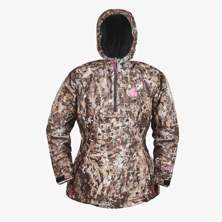 Gator Waders Waterproof 1/2 Zip Bog Hoodie Womens Seven