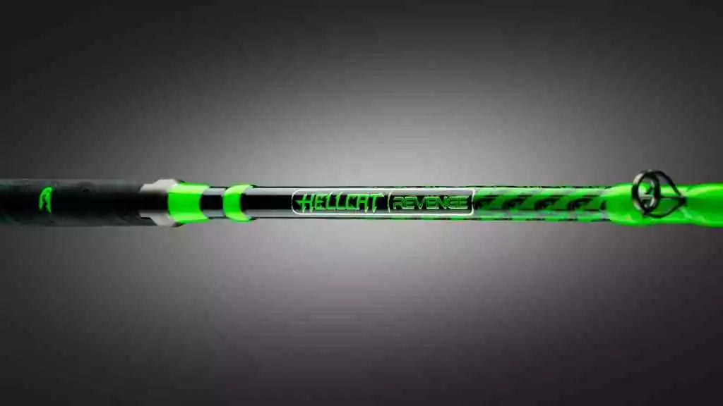 Catch The Fever Green Hellcat Revenge Fishing Rod
