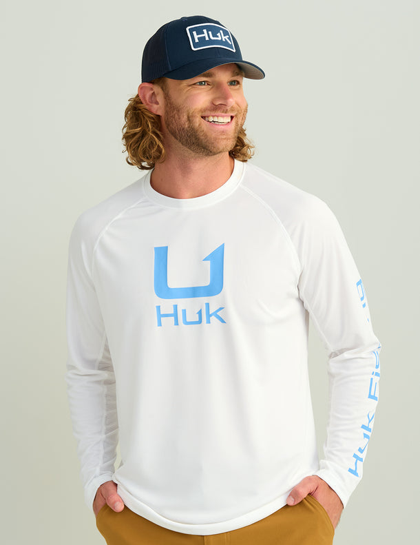 Huk Mens Icon LS Crew