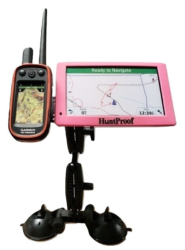 Garmin Double Suction Mount Alpha & Drive Track