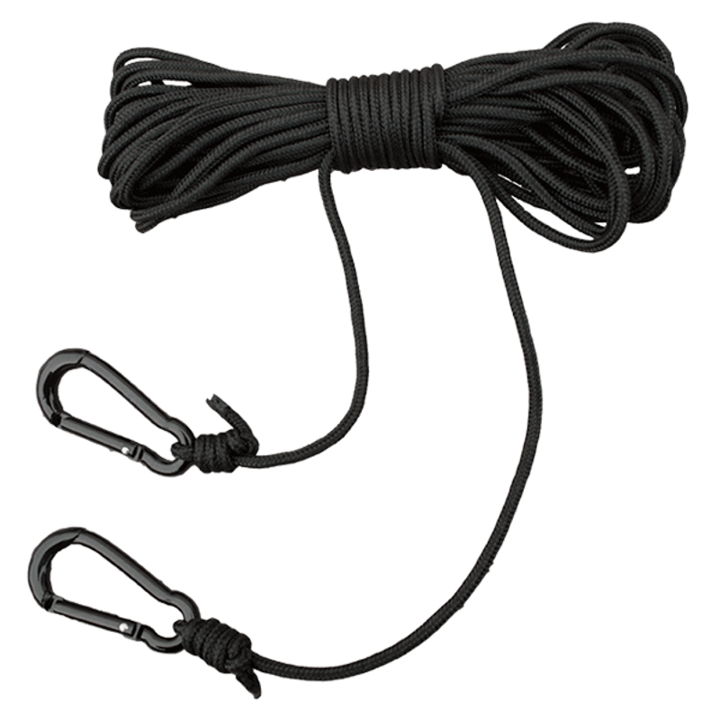 Muddy Outdoors LA050 Lift Cord, 30' Nylon Rope with 2 HD Carabiner Clips