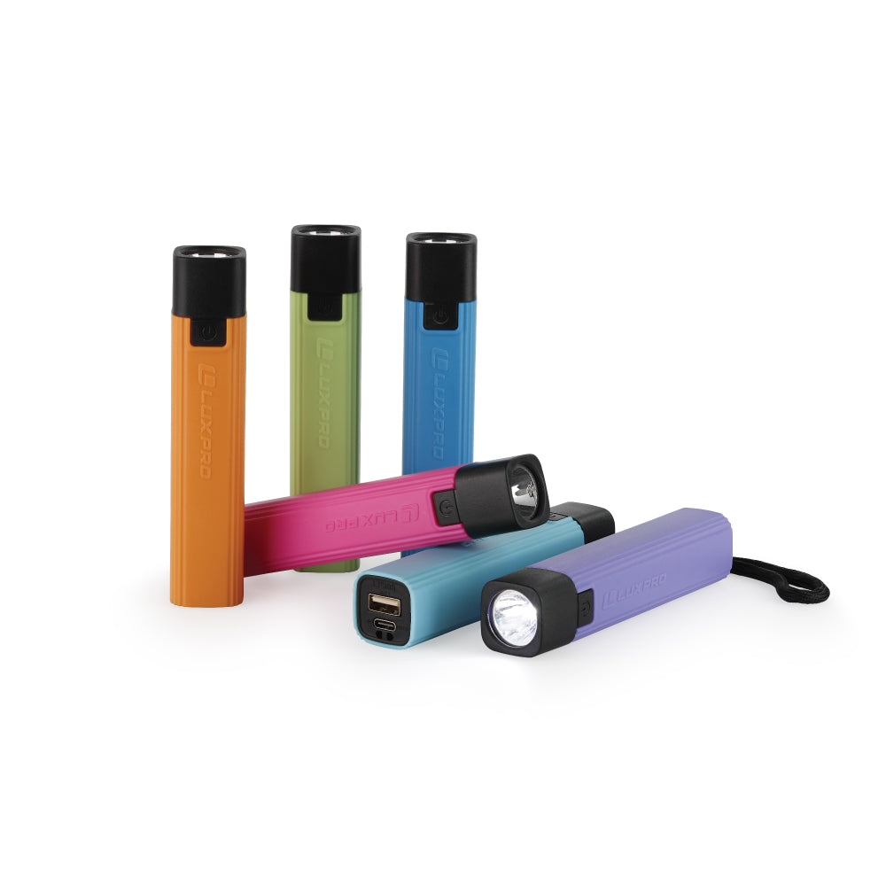 Luxpro Power Bank LED Flashlight