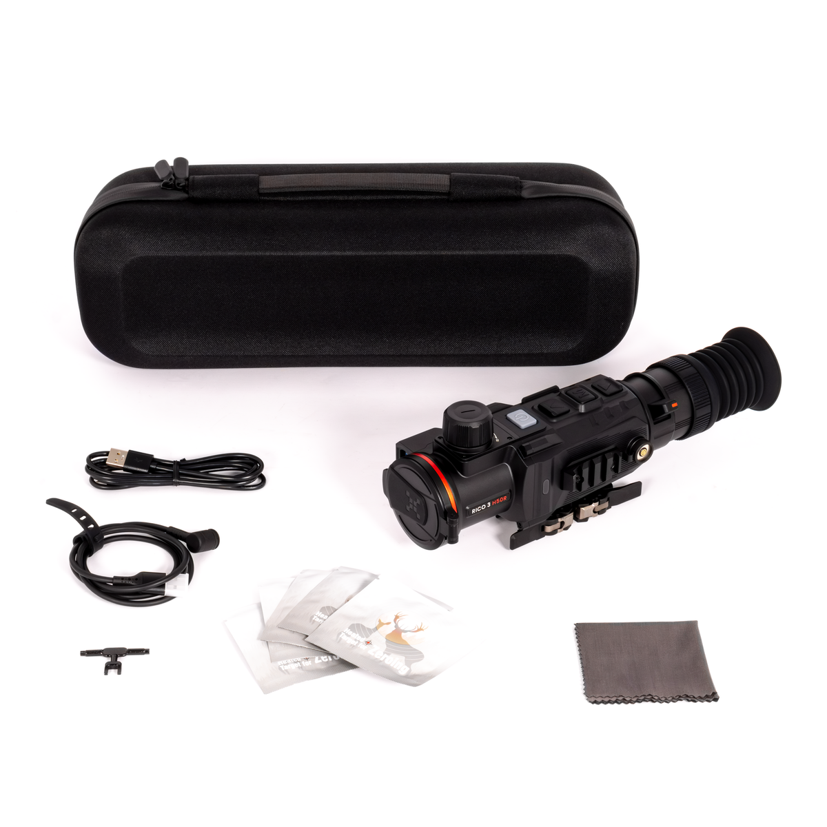 Nocpix Rico 3 H50R thermal weapon sight 640x512 50mm with laser rangefinder