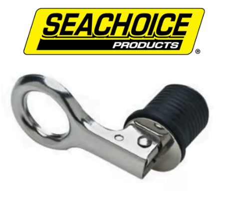 SEACHOICE DRAIN PLUG-1 SNAP-STAINLESS