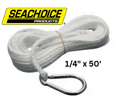 SEACHOICE HOLLOW BRAID POLY ANCHOR LINE