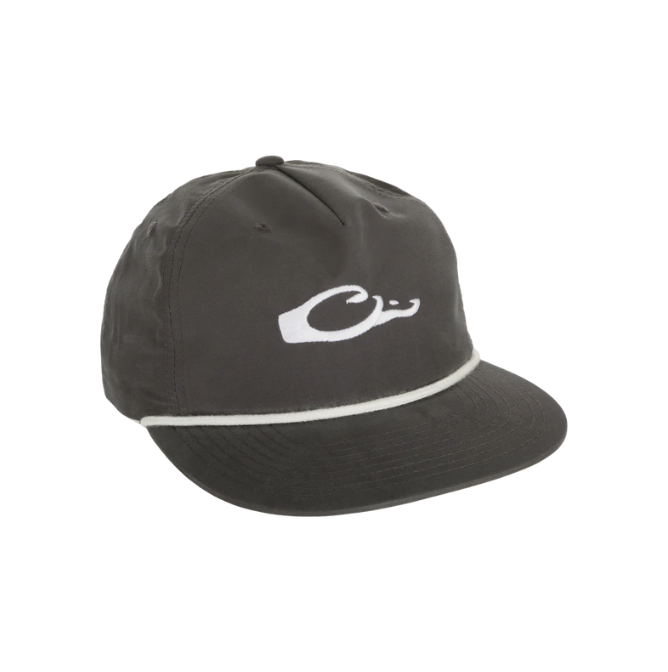 Drake Logo Rope Cap Charcoal-White OSFM