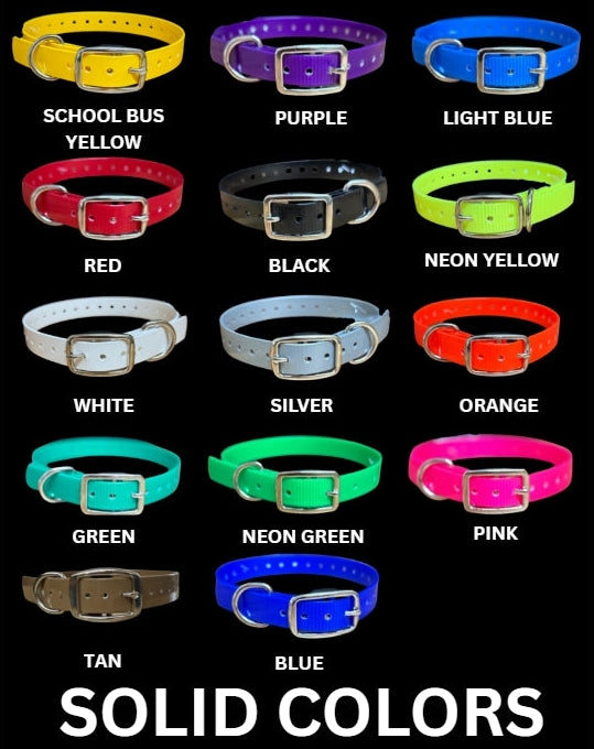20x1 inch D-Ring Collar / Fits Dogtra & Garmin 1 Inch Collars