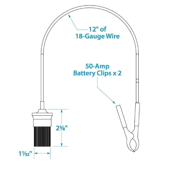 SEACHOICE ACCESSORY SOCKET/BATTERY CLIP