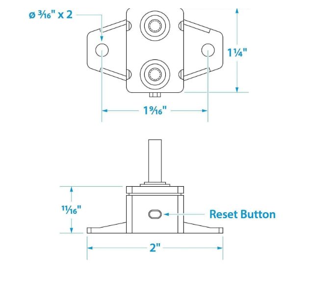 SEACHOICE 30A MANUAL RESET BREAKER