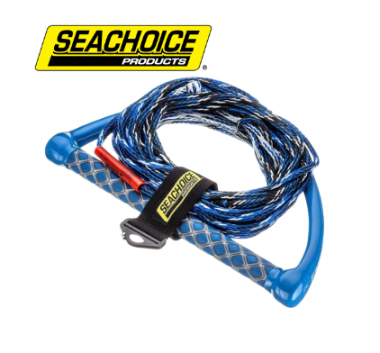 SEACHOICE WAKEBOARD ROPE-65'-3 SECTION