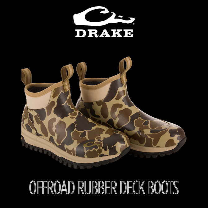 Drake Offroad Rubber Deck Boot Old School Size 7