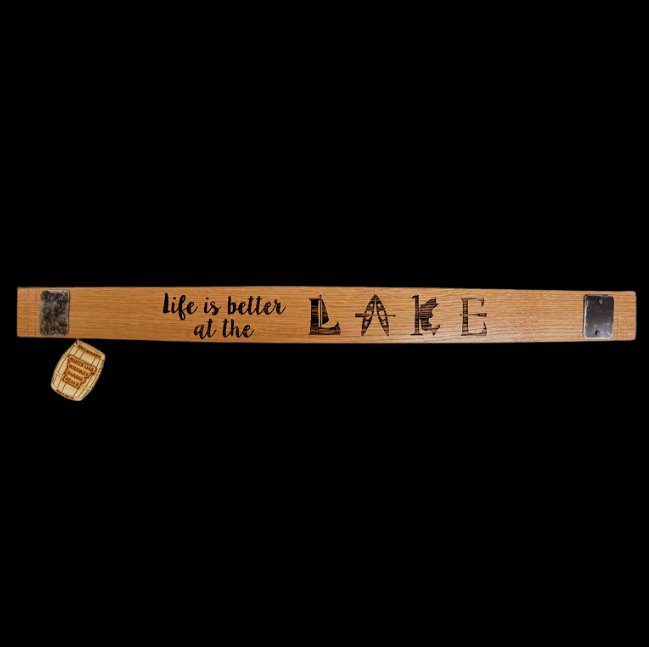 Whiskey Barrel Staves Life Is Better At The Lake