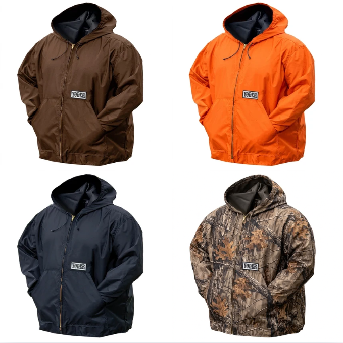 Yoder Lite -N- Dry Hooded Rain Jacket