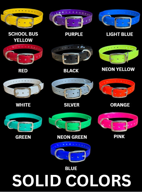 16x3/4 inch D-Ring Dog Collar / Fits Dogtra & Garmin 3/4 Inch Collars