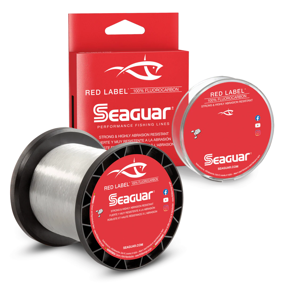 Seaguar Red Label 100% Fluorocarbon Performance Fishing Line