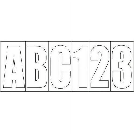 Shoreline Marine SL52130 Letter Kit Block 3" White