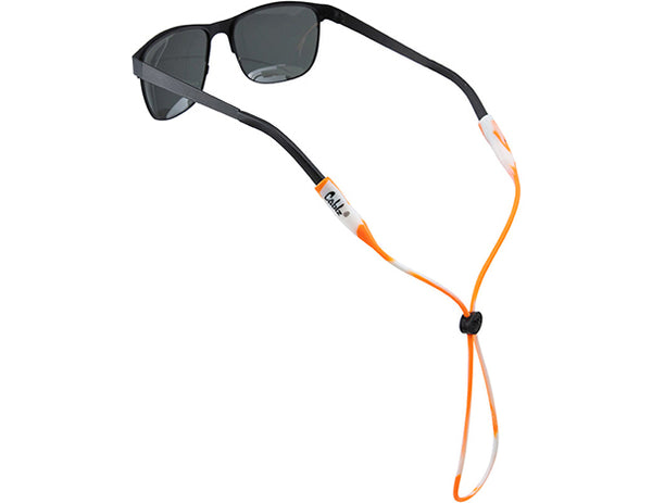 Cablz Silicone Eyewear Retainer 16" Orange & White