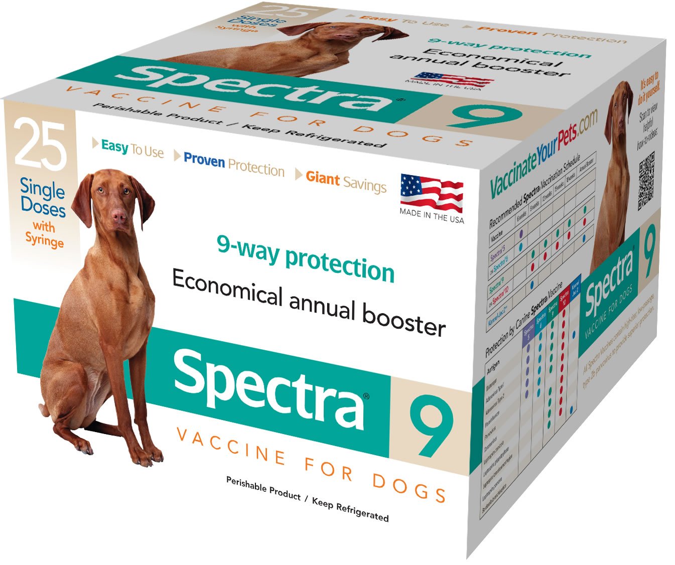 Durvet Canine Spectra 9-Way Dog Vaccine Single Dose