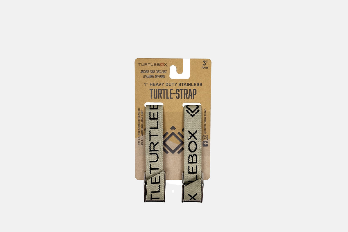 TurtleBox Tie Down Straps Tan