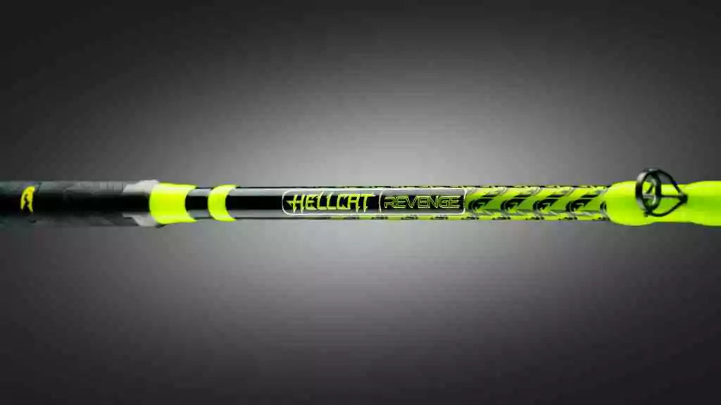 Catch The Fever Yellow Hellcat Revenge Fishing Rod