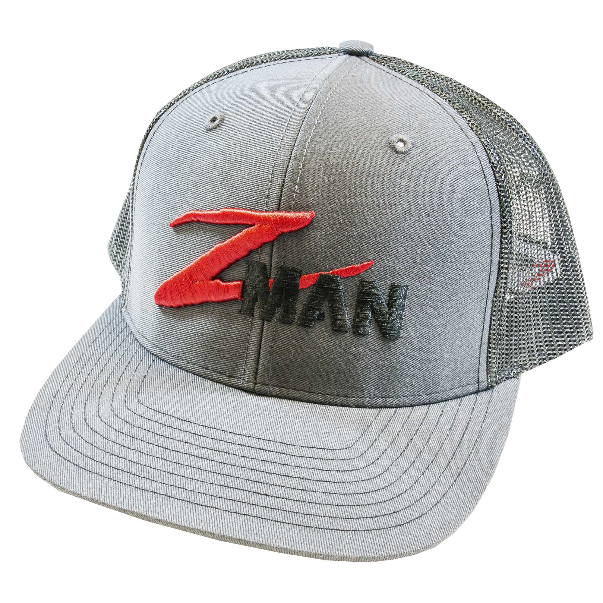 Z-Man STRUCTURED LOGO TRUCKER HATZ - CHARCOAL/BLACK