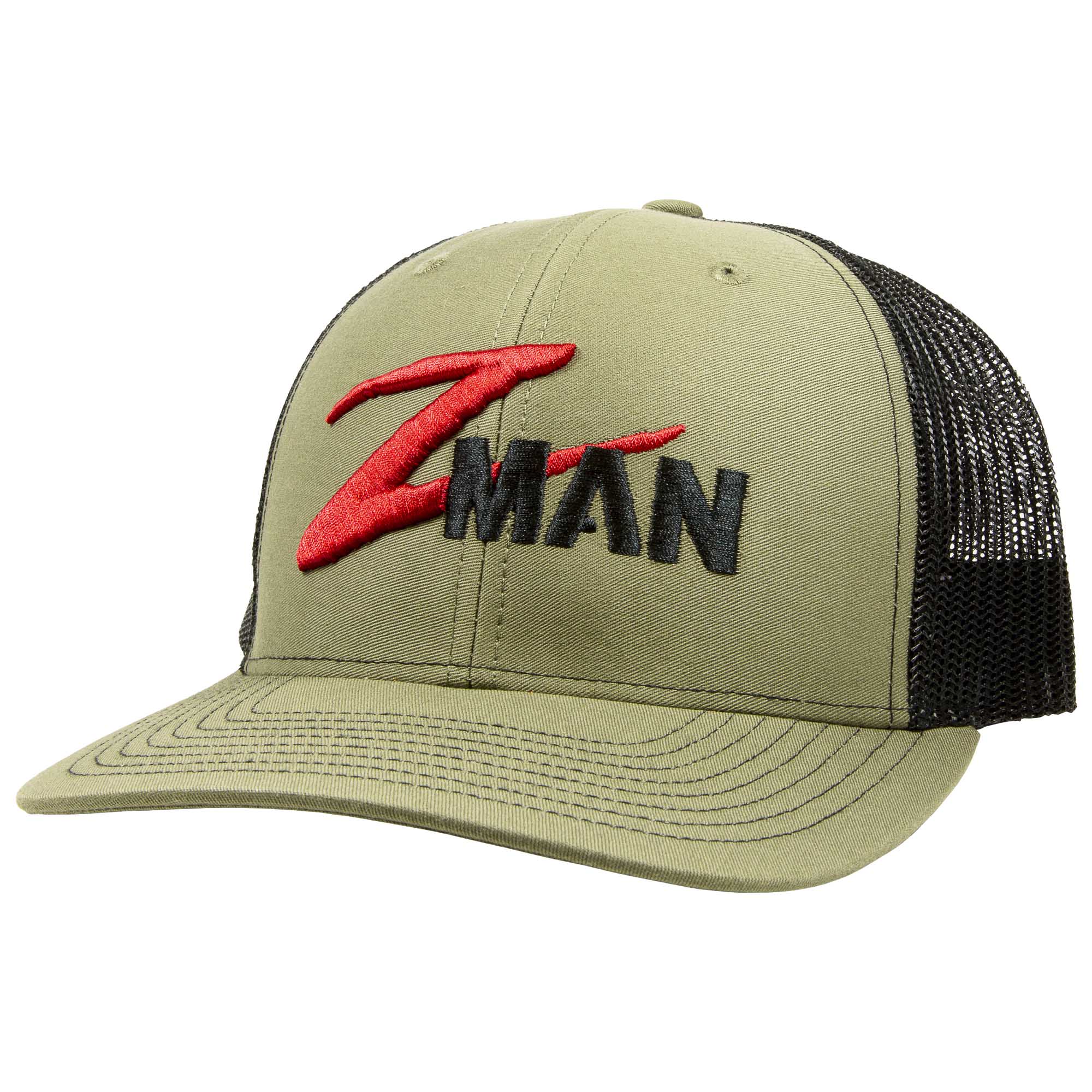 Z-Man STRUCTURED TRUCKER HATZ - LODEN/BLACK