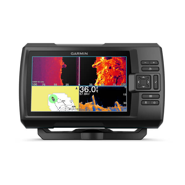 Garmin STRIKER Vivid 7sv 7" Fishfinder | CHIRP + ClearVu + SideVu | GT52HW Transducer
