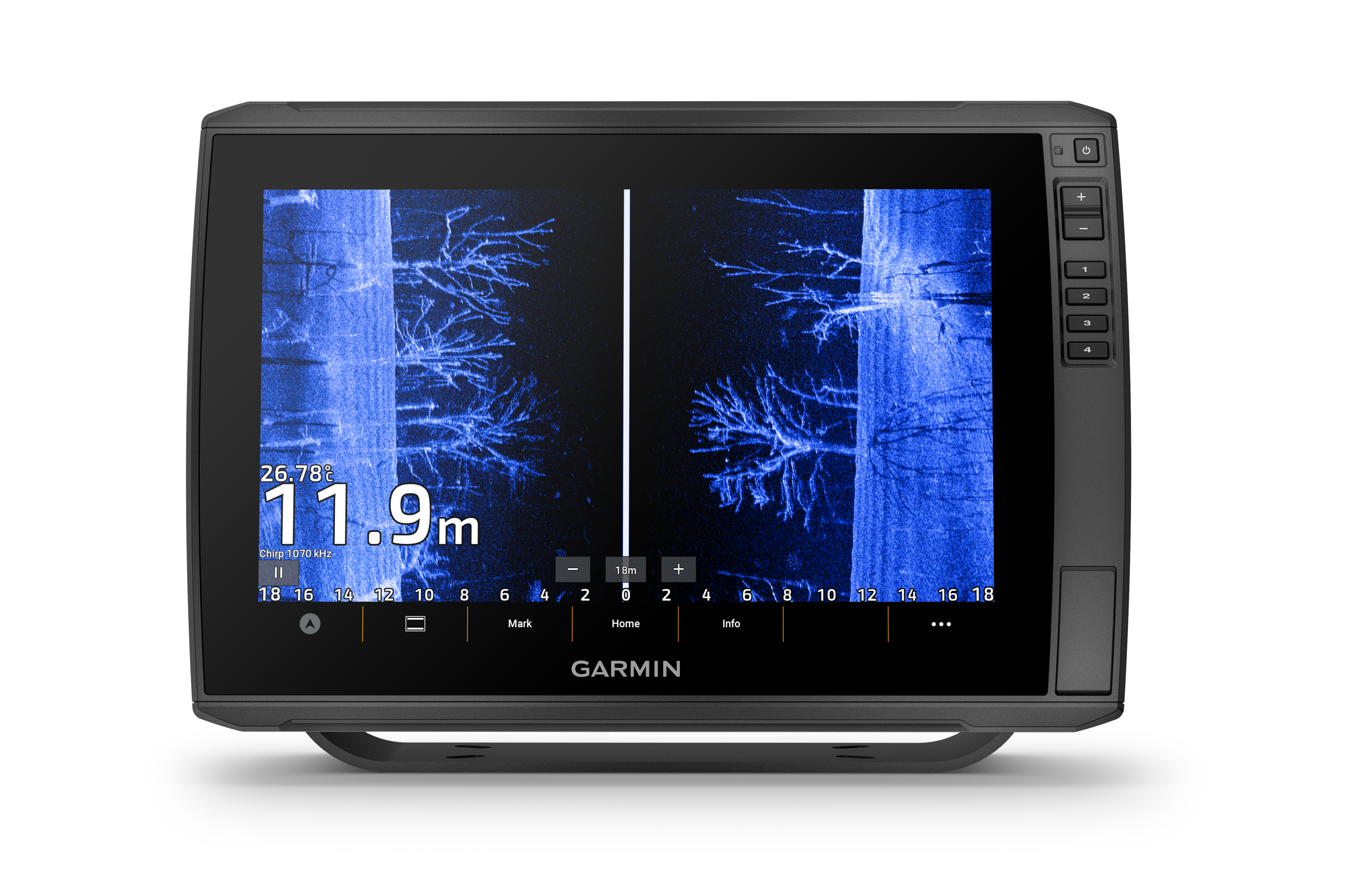 Garmin ECHOMAP™ Ultra 2 12" Chartplotters, 126sv with GT56UHD-TM Transducer; Includes Garmin Navionics+™ U.S. Inland & Coastal Mapping