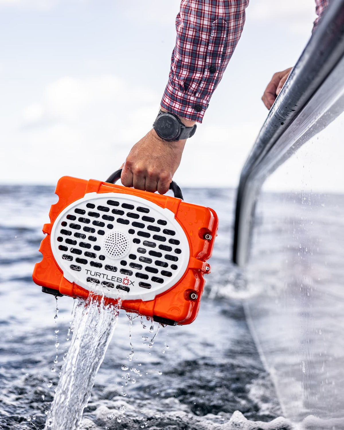 TurtleBox Gen 3 Speaker - Orange and White
