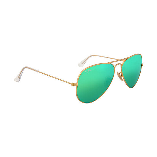 Ray-Ban AVIATOR Gold w/ GREEN MIRROR