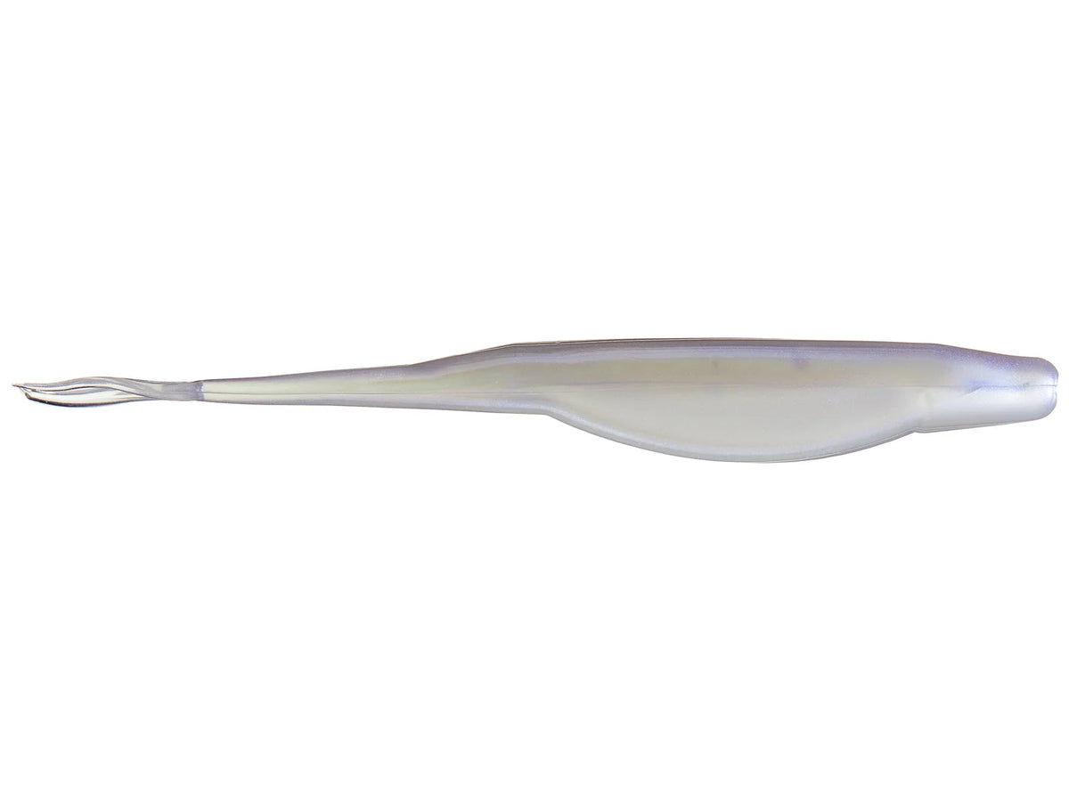 Zoom Super Fluke 7" Magnum soft plastic soft jerkbait in Albino