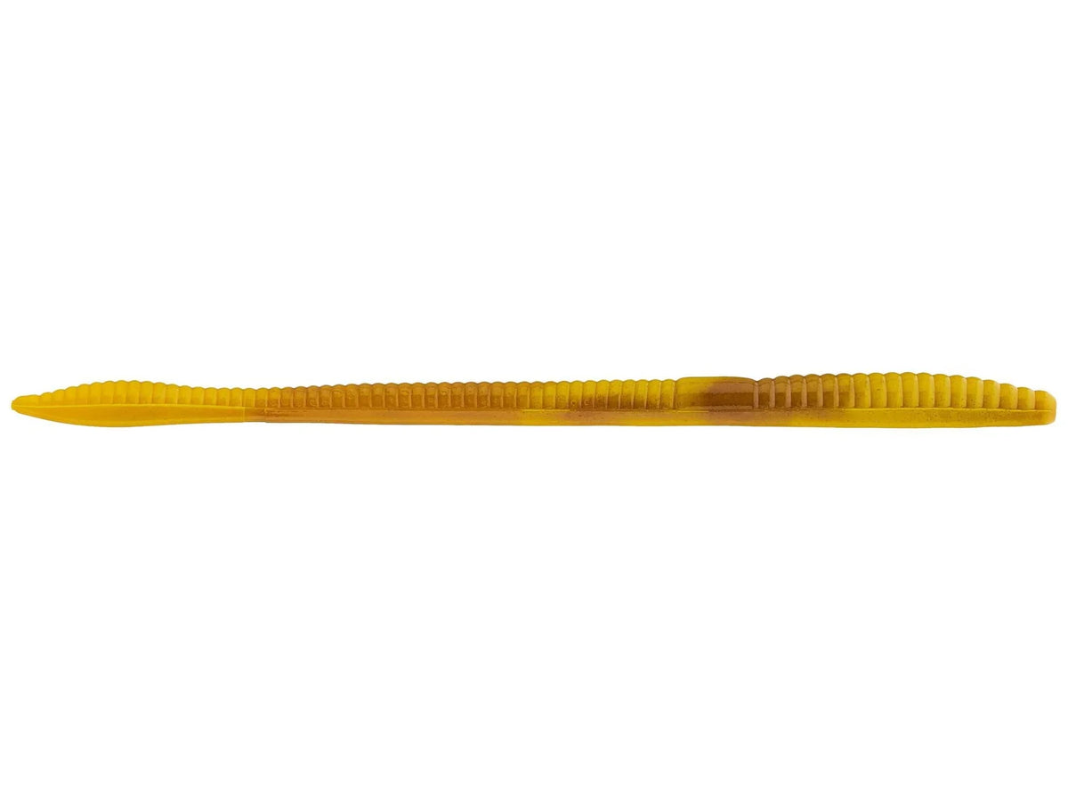 Zoom Trick Worm 6.5" soft plastic worm in Bruised Banana