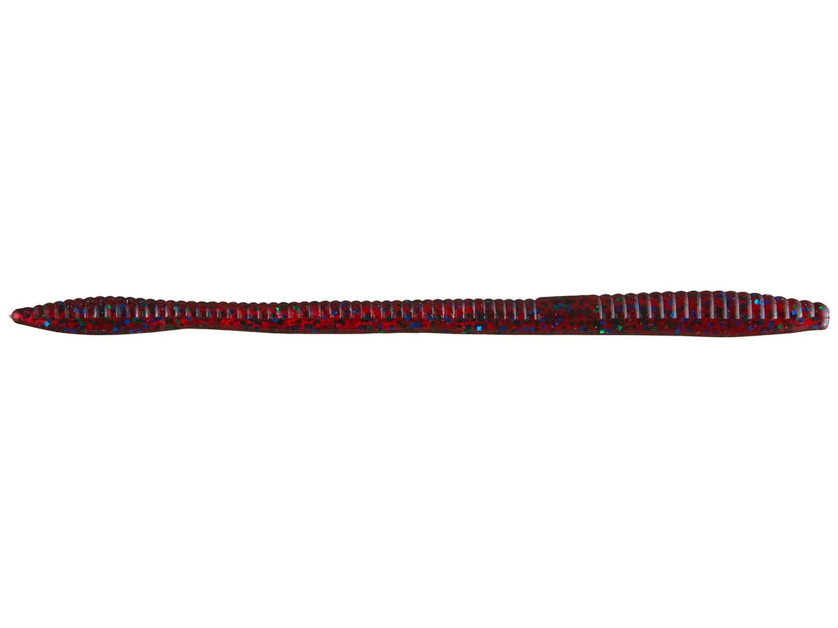 Zoom Trick Worm 7" Magnum soft plastic worm in Plum Apple